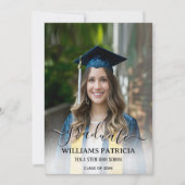 Moderner Minimalistischer einfacher Lässiger Foto Einladung (Vorderseite)