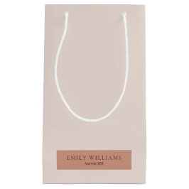 Moderner Minimalistischer einfacher Layouttyp warm Kleine Geschenktüte