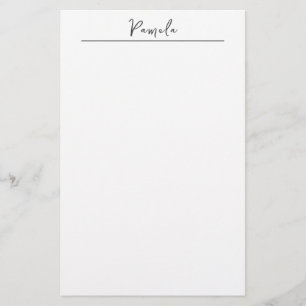 Moderner Minimalistischer, einfacher Niedlicher Na Briefpapier