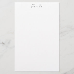 Moderner Minimalistischer, einfacher Niedlicher Na Briefpapier