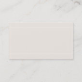 Moderner Minimalistischer Elegant Design Premium L Visitenkarte (Rückseite)