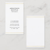 Moderner Minimalistischer Eleganter Beruflicher Go Visitenkarte (Vorne/Hinten)