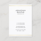 Moderner Minimalistischer Eleganter Beruflicher Go Visitenkarte (Vorderseite)