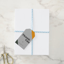 Moderner Minimalistischer Fall Danke, dass Sie die Geschenkanhänger