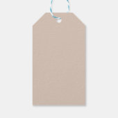 Moderner Minimalistischer Fall Danke, dass Sie die Geschenkanhänger (Rückseite)