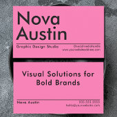 Moderner Minimalistischer, feiner Grafikdesigner Visitenkarte