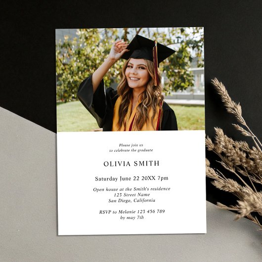 Moderner Minimalistischer Foto Abschluss