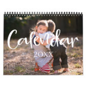 Moderner Minimalistischer Foto Kalender (Titelbild)