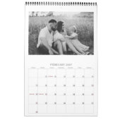 Moderner minimalistischer Fotokalender 2026 Kalender (Feb 2027)