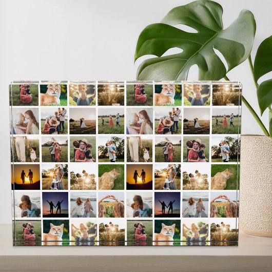 Moderner Minimalistischer Fotolack-Foto Fotoblock