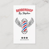 Moderner Minimalistischer Friseursalon Visitenkarte (Vorderseite)