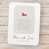 Moderner Minimalistischer Geschäftsaufenthalt mit Magnet