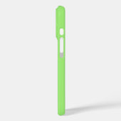 Moderner Minimalistischer, grüner, Personalisierte Case-Mate iPhone Hülle (Rückseite / Links)