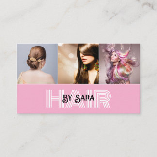 Moderner Minimalistischer Haarstylist Visitenkarte