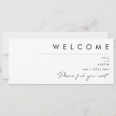 Moderner Minimalistischer Hangcharter (Rückseite)