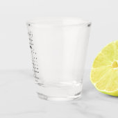 Moderner Minimalistischer Hochzeitkalender Save th Schnapsglas (Rechts)