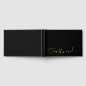 Moderner Minimalistischer Hochzeitstiefel Gästebuch (Voll)