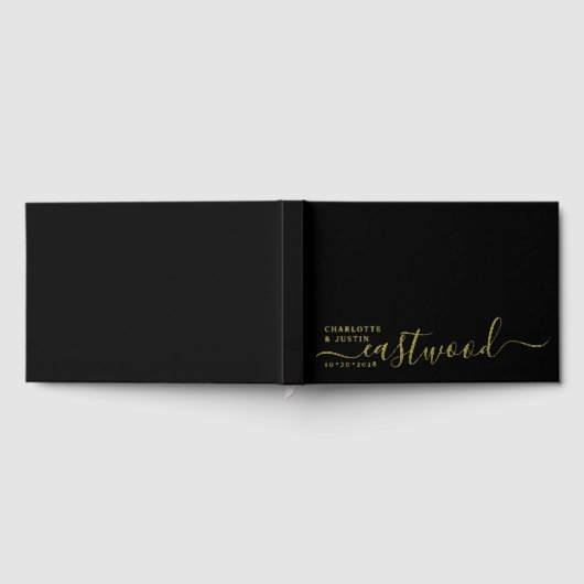 Moderner Minimalistischer Hochzeitstiefel Gästebuch (Voll)