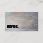 Moderner Minimalistischer Holzbrettantrieb Berufli Visitenkarte (Vorderseite)