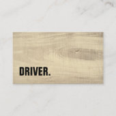 Moderner Minimalistischer Holzbrettantrieb Berufli Visitenkarte (Vorderseite)