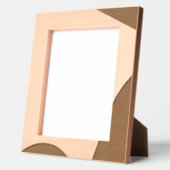 Moderner Minimalistischer Holzlaser mit Schatten Geätzte Rahmen (Links)