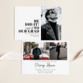 Moderner Minimalistischer horizontaler Abschluss m Einladung