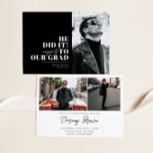 Moderner Minimalistischer horizontaler Abschluss m Einladung