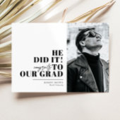 Moderner Minimalistischer horizontaler Abschluss m Einladung