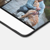 Moderner Minimalistischer Hunde Vater Vier FotoCol Schreibtischunterlage (Ecke)