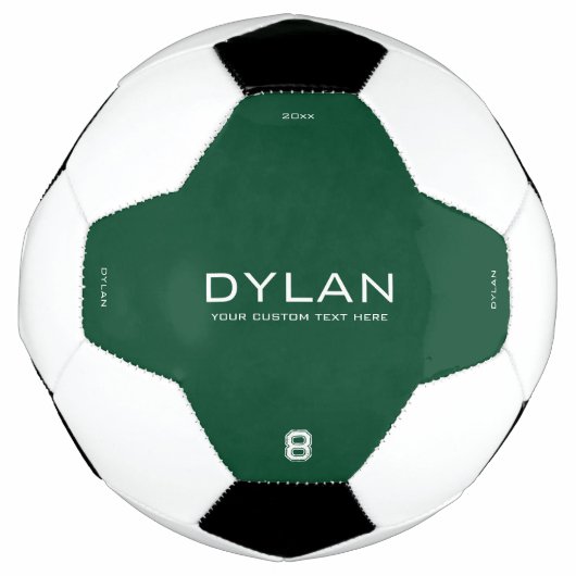 Moderner Minimalistischer Individuelle Name Jersey Fußball (Vorderseite)