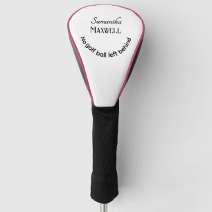 Moderner Minimalistischer Individuelle Name Stilvo Golf Headcover