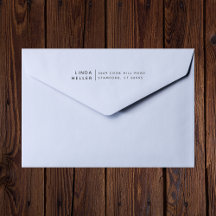 Moderner Minimalistischer Individuelle Name und Rü