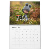 Moderner minimalistischer Kalender 2025 (Feb 2026)