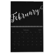 Moderner, Minimalistischer Kalender 2025 (Feb 2027)