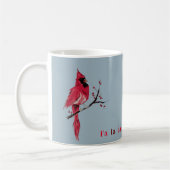 Moderner Minimalistischer Kardinal Kaffeetasse (Links)