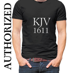 Moderner minimalistischer KJV 1611 Christ T-Shirt