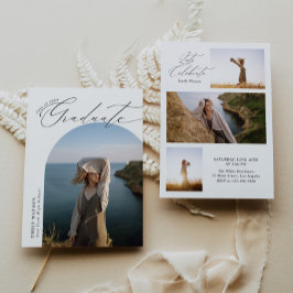 Moderner Minimalistischer klassischer Arch Foto Ab Einladung