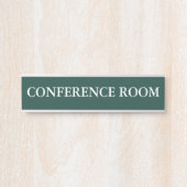 Moderner minimalistischer Konferenzraum Türschild (Vorderseite )