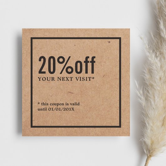 Moderner Minimalistischer Kraft-Black Coupon