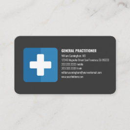 Moderner Minimalistischer Logo-Doktor Visitenkarte