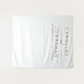 Moderner Minimalistischer, maßgeschneiderter Hochz Wandteppich (Vorderseite (Horizontal))