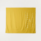 Moderner Minimalistischer, maßgeschneiderter Hochz Wandteppich (Vorderseite (Horizontal))