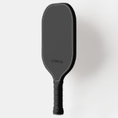 Moderner Minimalistischer Matte Personalisierter N Pickleball Schläger (Links)