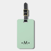 Moderner Minimalistischer Monogram World Traveller