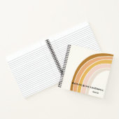 Moderner Minimalistischer Motivierend Boho-Stil Notizblock (Innenseite)