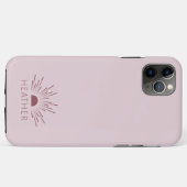 Moderner Minimalistischer Name Telefoncase Case-Mate iPhone Hülle (Rückseite (Horizontal))