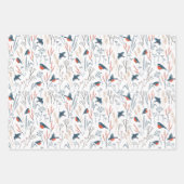 Moderner Minimalistischer Nordic Winter Town Fores Geschenkpapier Set (Vorderseite 3)