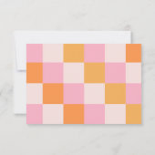 Moderner Minimalistischer Personalisierter Individ Mitteilungskarte (Rückseite)