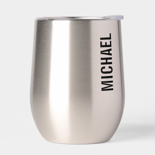 Moderner Minimalistischer Personalisierter Name (Links)