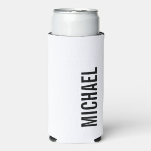 Moderner Minimalistischer Personalisierter Name ka Selters Dosenkühler